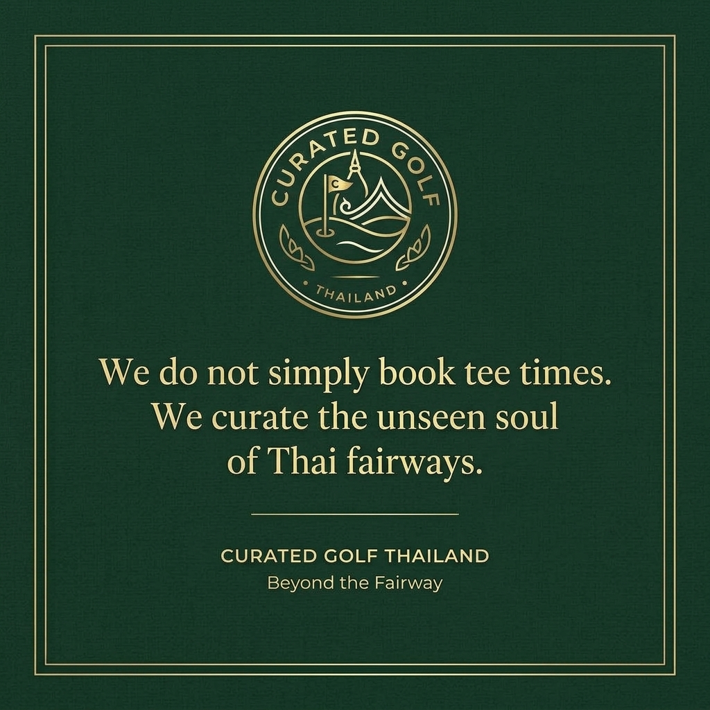 We do not simply book tee times. We curate the unseen soul of Thai fairways.